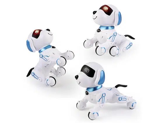 Διαδραστικό Τηλεκατευθυνόμενο Σκυλάκι Ρομπότ και Προγραμματιζόμενο με Ήχο και Κίνηση 