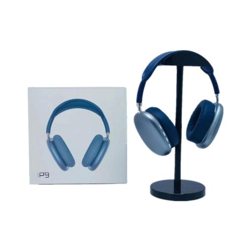 Ασύρματα Ακουστικά Bluetooth Macaron Headphones P9 Μπλε
