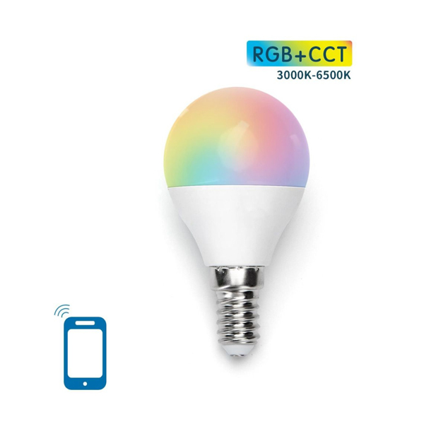 Aigostar Smart WiFi Λάμπα Led E14 G45 410 Lumens Aigostar Smart WiFi Λάμπα Led E14 G45 410 Lumens