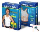 Αόρατη Ανδρική Φανέλα Lastex Σύσφιξης Κοιλιάς και Αδυνατίσματος - Slim N Lift