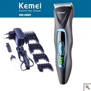Kemei® Αδιάβροχη Επαγγελματική Κουρευτική Μηχανή 3W Επαναφορτιζόμενη KM-4003