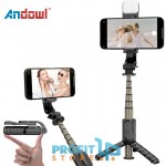 2 σε 1 Selfie-Stick και Τρίποδη Βάση Κινητού με Τηλεχειριστήριο - Andowl