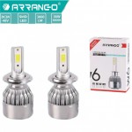 2x ARRANGO® Λαμπτήρες LED SMD Φώτα Πορείας H1 36W 6500K W6 3800Lm