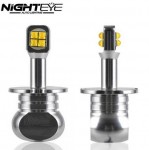 2x Nighteye Λαμπτήρες LED Φώτα Πορείας H1 80W 3000Lm 6000K A334 - A18