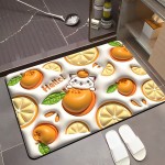 3D Ανάγλυφο Μαλακό Πατάκι Μπάνιου - Αντιολισθητικό & Αδιάβροχο - Hello - 38 x 58 cm