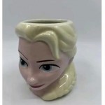 3D Ανάγλυφη Τρισδιάστατη Κεραμική Γυαλιστερή Κούπα Elsa-Frozen 250ml