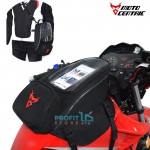 All Day Αδιάβροχη 4 σε 1 Μαγνητική Τσάντα με Θήκη 7inch Αφής Κινητού για Ρεζερβουάρ - Ντεπόζιτο, Πλάτη, Χιαστί, Χειρός Motocentric Tank Bag Κόκκινο