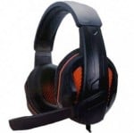 Andowl Gaming Ακουστικά Over Ear Headset 3.5mm Μαύρο/Πορτοκαλί QY-881