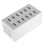 Andowl® Σταθμός Φόρτισης 60W με 12 Θύρες USB για Πολλαπλές Συσκευές με Τσιπ Έξυπνης Διαχείρισης Ρεύματος & Προστασία Ασφαλείας