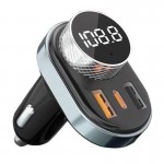 Awei FM Transmitter Bluetooth Δέκτης Αυτοκινήτου 5.0 & USB Φορτιστής Fast Charger - Handsfree Κλήσεις - Μουσική Από τα Ηχεία - MicroSD Mp3 Player