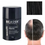 Beaver Hair Building Fibers, Μικρο-ίνες Φυσικής Κερατίνης κατά της Τριχόπτωσης & Αραίωσης των Μαλλιών 12γρ Μαύρο