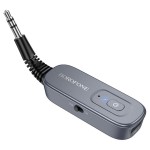 Bluetooth Receiver AUX 3.5mm - Ασύρματη Μουσική Με Bluetooth 5.4, Γκρι
