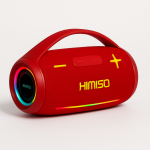 Bluetooth Ηχείο 30W – Αδιάβροχο IPX6 με RGB Φωτισμό Κόκκινο