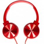 ESDRAS Ενσύρματα Ακουστικά Κεφαλής με Ενσωματωμένο Μικρόφωνο & Λειτουργία Μείωσης Θορύβου 3.5mm - Wired On Ear Headphones BH07 - Κόκκινο
