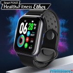 Ether Αδιάβροχο Carbon Ρολόι με Οξύμετρο, Καρδιομετρητή, Πιεσόμετρο, Βηματομετρητή, Ποιότητα Ύπνου & Sport Activities - Activity Tracker Smart Watch