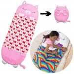 FluffyNap Λούτρινος Παιδικός Υπνόσακος , Μαξιλάρι - Αρκουδάκι - Ψιψίνα