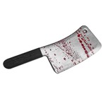 Μπαλτάς Halloween Ματωμένος Ομοίωμα, Πλαστικός με Μαύρη Λαβή και Κόκκινες Πιτσιλιές Αίματος 44x14cm