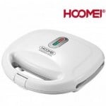 Hoomei® Ηλεκτρική Τοστιέρα 750W με Αντικολλητικές Πλάκες - Ενδεικτική Λυχνία & Αυτόματο Έλεγχο Θερμοκρασίας HM-5810 -  Λευκή