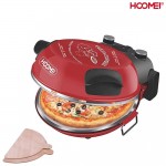Hoomei® Αντικολλητικός Παρασκευαστής Πίτσας 1200W με Ρυθμιζόμενη Θερμοκρασία