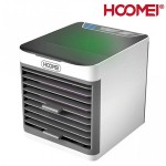 Hoomei Μίνι Φορητό Air Cooler - Υγραντήρας Κλιματιστικό 3 σε 1 με 3 Ταχύτητες & Ρυθμιζόμενη Μπροστινή Σχάρα