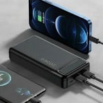 KLGO Power Bank 20000mAh με 2 Θύρες USB-A - Φορητή Μπαταρία Φόρτισης Συσκευών Μαύρο