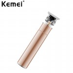Kemei® Επαγγελματική Κουρευτική Μηχανή 5W Επαναφορτιζόμενη USB Ρυθμιζόμενου Μήκους Κοπής με Βουρτσάκι & Προστατευτικό Κάλυμμα
