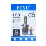 LED Φώτα Αυτοκινήτου Η3 6000Κ C6 40W 3800LM CAN BUS FOYU