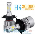 LED Φώτα - Λαμπτήρες Αυτοκινήτου H4 20000LM (2 x 10000Lm) 110W (2 x 55w) 6500Κ