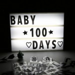 LED Φωτιζόμενος Πίνακας - USB Πινακίδα με 96 Καρτέλες & Emoji για Μηνύματα - LED Light Box