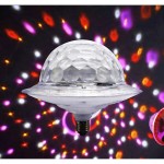 LED Λάμπα Φωτορυθμικό Με Ηχείο E27 UFO Bluetooth / USB 15W με Τηλεχειριστήριο