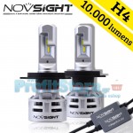 LED Φώτα Αυτοκινήτου NovSight H4 6500K 10000LM (2x5000) 60W (2x30W) CAN BUS με Ballast