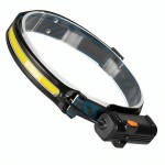 LED Επαναφορτιζόμενος Αδιάβροχος Φακός Κεφαλής 700LM με Αισθητήρα Κίνησης