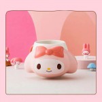 MEGA Τρισδιάστατη Κεραμική Γυαλιστερή Κούπα Hello Kitty – My Melody 350mL