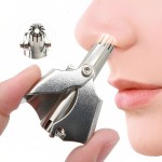 Men Groomer Χειροκίνητη Κουρευτική Μύτης & Αυτιών χωρίς Κοψίματα SafeCut - Exclusive Silver Hawk Hair Trimmer
