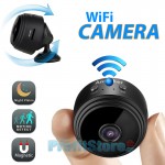 Mini Ασύρματη IP WiFi Κρυφή Κάμερα 720p HD με Μπαταρία, Μαγνητική Βάση, Νυχτερινή Λήψη, Ανιχνευτή Κίνησης, & Μικρόφωνο
