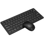 Mini Κομψό Ασύρματο Bluetooth Πληκτρολόγιο & Ποντίκι PC Και Smart TV - Wireless Keyboard Μαύρο