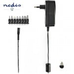 Nedis Universal Πολύ - Τροφοδοτικό Switching Type C AC Power Adapter (CEE 7,16) 7.5W 3 , 5 , 6 , 7.5 με 8 Βύσματα