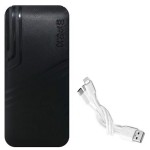 Power Bank 9600mAh - Μπαταρία για Κινητά, Κάμερες και Tablet 2 USB με Τριπλό Καλώδιο - Power Pro Μαύρο Q2