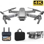 Ronshin Αναδιπλούμενο Τετρακόπτερο Drone 4K HD 2.4GHz WiFi με Ευρυγώνιο Φακό - Τηλεχειριστήριο - Συνδεσιμότητα με Κινητά & Τσάντα Μεταφοράς