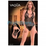 Sexy Κορμάκι Δίχτυ με Εντυπωσιακά Σχέδια στο Μπούστο και Μπικίνι VAQUA-81137