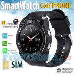 Smart Watch - Ρολόι Κινητό Τηλέφωνο Sim με Οθόνη Αφής, Κάμερα, Βηματομετρητή, Μέτρηση Ύπνου, Facebook, Internet, Antilost & Ξυπνητήρι κα
