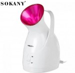 Sokany® Συσκευή Nano-ionic Ατμού Ενυδάτωσης Καθαρισμού & Περιποίησης Προσώπου - Σάουνα Προσώπου - Λευκό