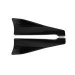 Spoiler Αυτοκινήτου Πλαϊνά 48cm Γυαλιστερά Carbon  2 τμχ