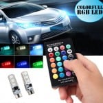 RGB Led Αυτοκινήτου 6x SMD LED CAN BUS 360° με Τηλεχειριστήριο - 2 τεμάχια