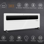 Trotec Επιτοίχιος & Επιδαπέδιος Θερμοπομπός 2500W με LCD Οθόνη, Ρυθμιζόμενο Θερμοστάτη & Χρονοδιακόπτη