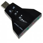 USB Εξωτερική Κάρτα Ήχου Virtual 7.1ch Double Headset