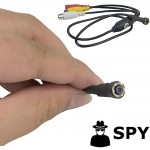Ultra Mini Κρυφή Κάμερα Παρακολούθησης 2.0MP 5x0.6cm - CCTV Mini Spy Camera - Καταγραφή Ασπρόμαυρης Εικόνας & Ήχου