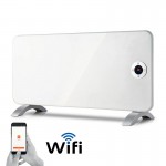 WiFi Θερμοπομπός Ρεύματος 2000W με App Κινητού, Οθόνη LCD, Μεταλλικό Περίβλημα & Ηλεκτρονικό Θερμοστάτη Thermoval® Πολωνικής Κατασκευής Επιτοίχιος