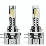 Σετ 2x LED Λάμπες Αυτοκινήτου 70W - Ψυχρό Λευκό 6000K - Mini Body Canbus H15