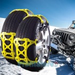 Σετ 6 Universal Πλατιές Ρυθμιζόμενες Αντιολισθητικές Αλυσίδες Χιονιού 165mm-270mm Δρόμου - Λάσπης για κάθε Αυτοκίνητο Πλαστικές - Good Road